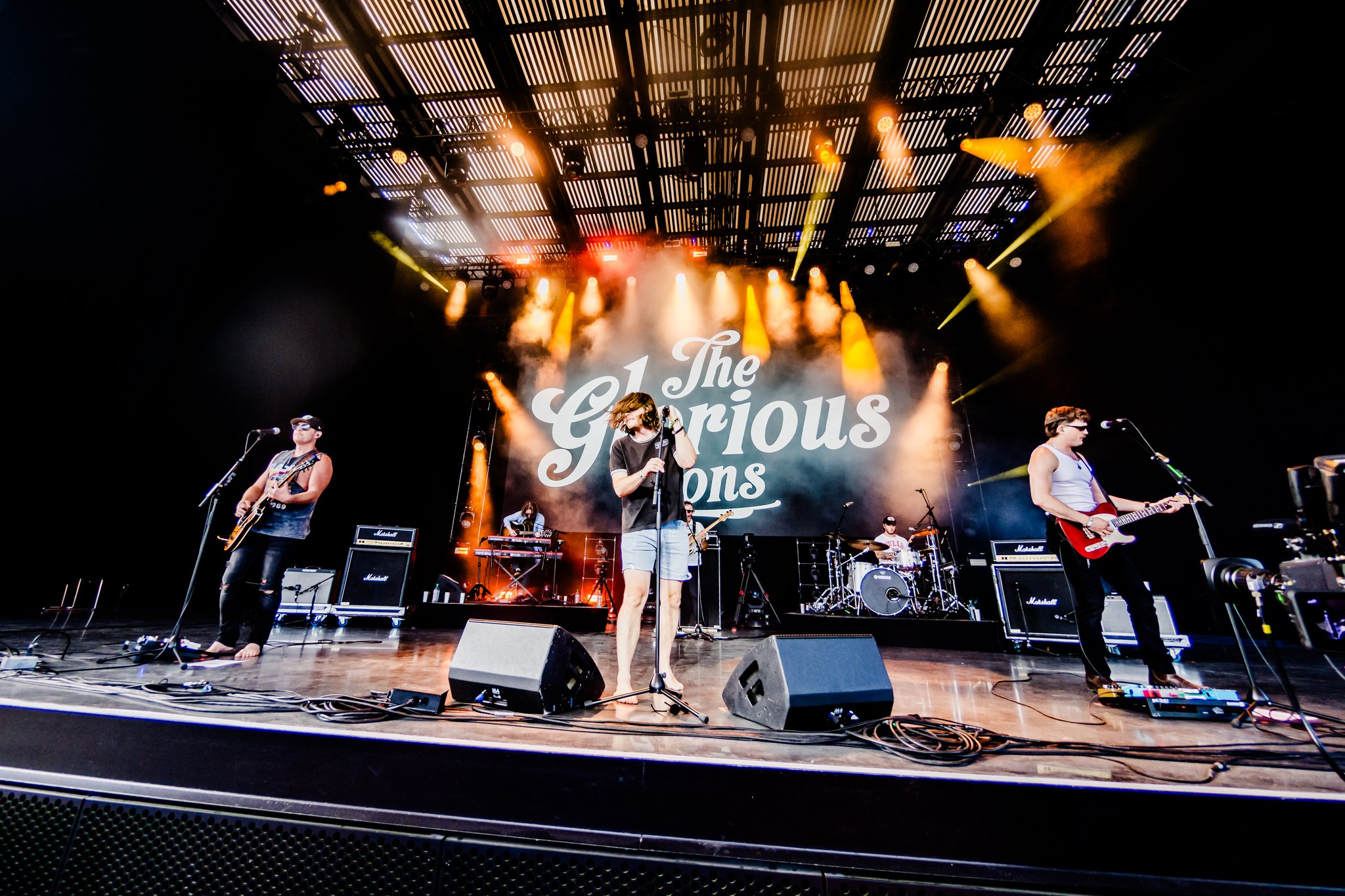 The Glorious Sons at Freedom Mobile Arch - concert photography by Michael Caswell